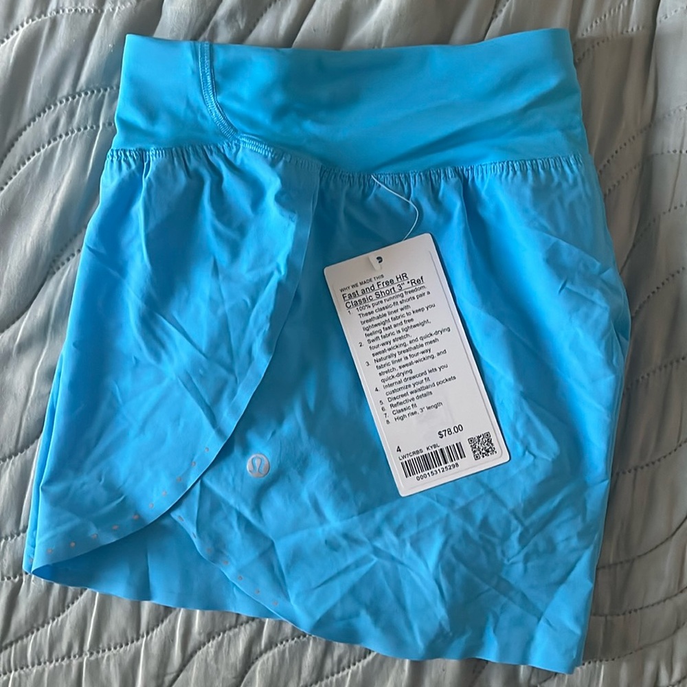 Lululemon’s Fast and Free HR Classic Short 3” *Ref